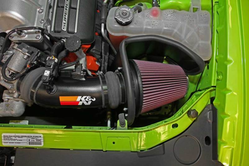 K&N 2015 Dodge Challenger/Charger 6.2L V8 Typhoon Short Ram Intake - R70オートパーツ【公式】
