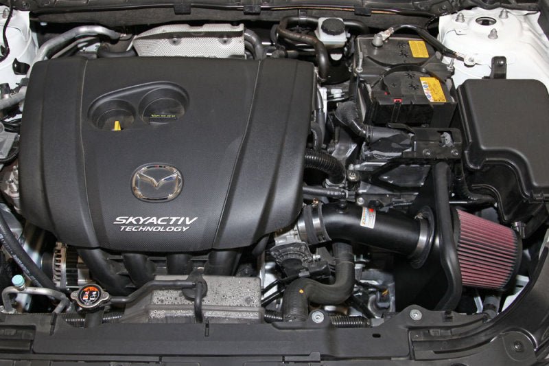 K&N 69 Series Typhoon Performance Intake Kit 13 - 14 Mazda 3 2.0L L4 - R70オートパーツ【公式】