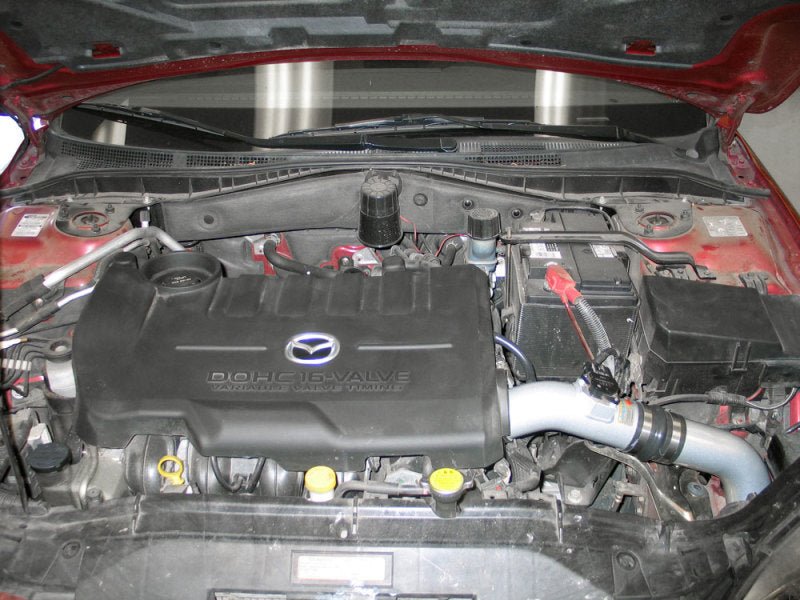 K&N Performance Intake Kit TYPHOON; MAZDA 6, L4 - 2.3L, 03 - 06; SILVER - R70オートパーツ【公式】