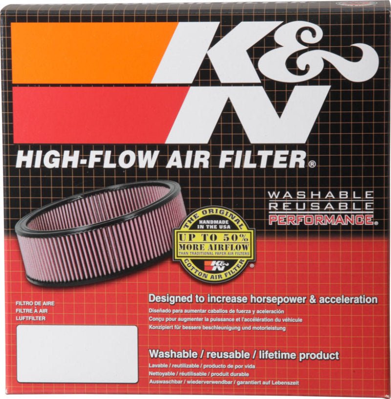 K&N X - Stream Top Filter - Red - Size 9in - 5.125in Neck Flange / 2.75in Height - R70オートパーツ【公式】