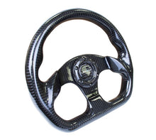 画像をギャラリービューアに読み込む, NRG Carbon Fiber Steering Wheel (320mm) Flat Bottom w/Shiny Black Carbon - R70オートパーツ【公式】