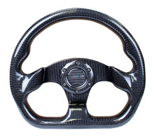 画像をギャラリービューアに読み込む, NRG Carbon Fiber Steering Wheel (320mm) Flat Bottom w/Shiny Black Carbon - R70オートパーツ【公式】