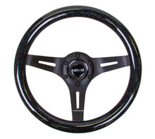 画像をギャラリービューアに読み込む, NRG Classic Wood Grain Steering Wheel (310mm) Black Sparkle w/Blk 3 - Spoke Center - R70オートパーツ【公式】
