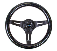 画像をギャラリービューアに読み込む, NRG Classic Wood Grain Steering Wheel (310mm) Black Sparkle w/Blk 3 - Spoke Center - R70オートパーツ【公式】