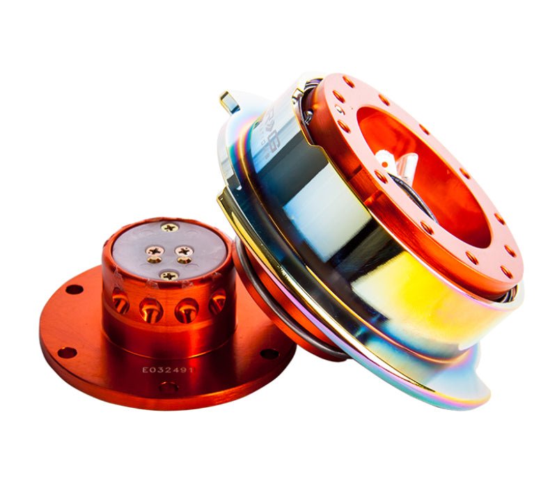 NRG Quick Release Gen 2.5 - Orange Body / Neochrome Ring - R70オートパーツ【公式】