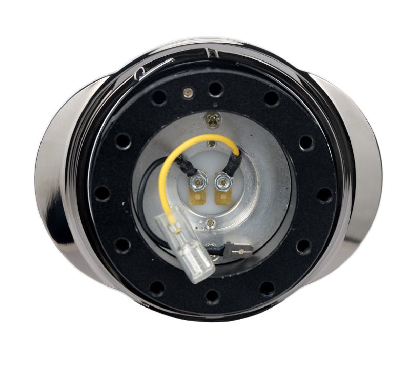NRG Quick Release Kit - Black Body/ Black Chrome Oval Ring - R70オートパーツ【公式】