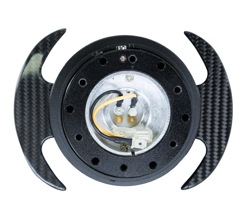 NRG Quick Release Kit Gen 3.0 - Black Body / Black Ring w/ Carbon Fiber Handles - R70オートパーツ【公式】