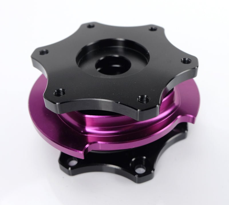 NRG Quick Release SFI SPEC 42.1 - Shiny Black Body / Shiny Purple Ring - R70オートパーツ【公式】