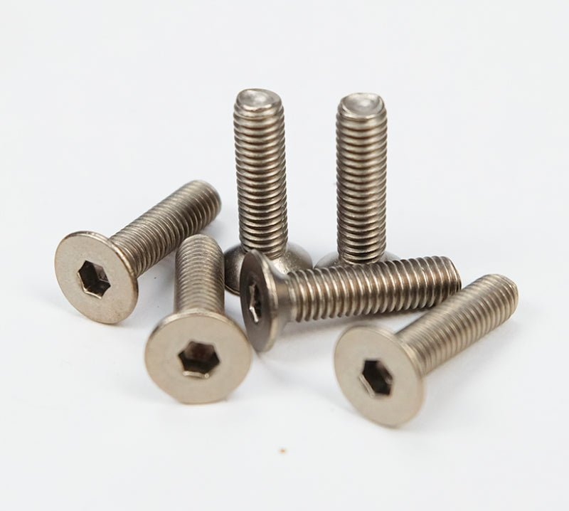 NRG Titanium Silver Steering Wheel Screw Kit Upgrade - Conical - R70オートパーツ【公式】