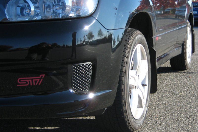 Rally Armor 03 - 08 Subaru Forester Basic Black Mud Flap w/ Black Logo - R70オートパーツ【公式】