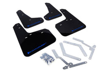 画像をギャラリービューアに読み込む, Rally Armor 12 - 19 Ford Focus ST / 16 - 19 RS Black Mud Flap w/Blue Logo - R70オートパーツ【公式】