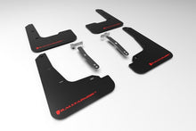 画像をギャラリービューアに読み込む, Rally Armor 21 - 23 Hyundai Elantra Black UR Mud Flap w/Red Logo - R70オートパーツ【公式】