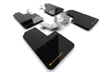 画像をギャラリービューアに読み込む, Rally Armor 21 - 25 Ford Bronco (Plstc Bmpr - NO Rptr/Sprt - NO RR/RB) Blk Mud Flap w/Cy Orange Logo - R70オートパーツ【公式】