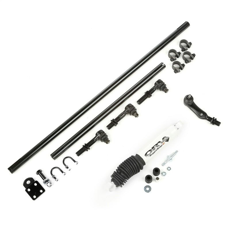 Rugged Ridge HD Steering Kit W/ Damper 84 - 06 Jeep XJ ZJ TJ - R70オートパーツ【公式】