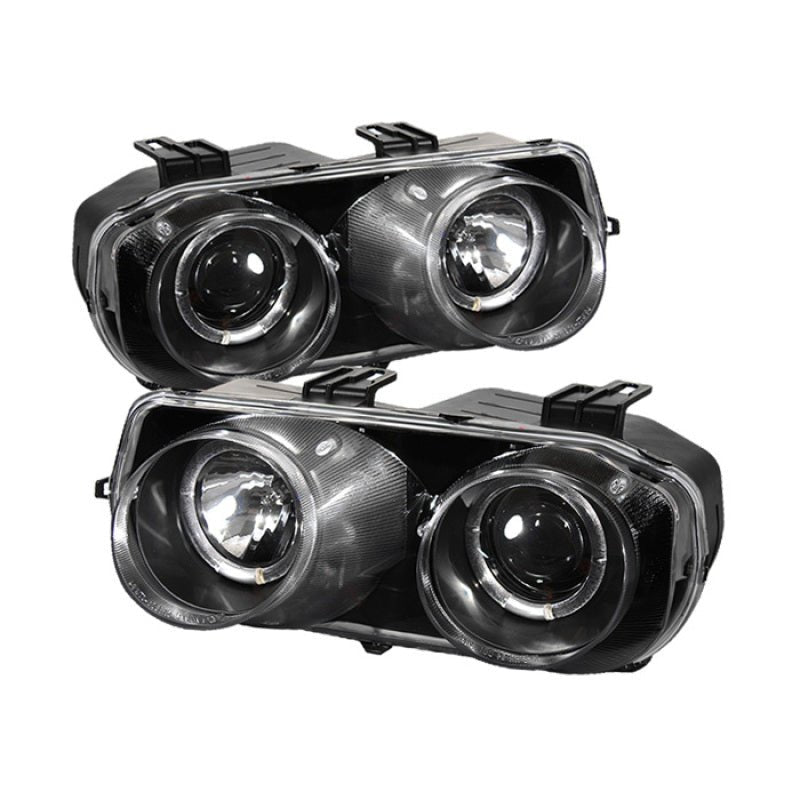 Spyder Acura Integra 94 - 97 Projector Headlights LED Halo - Black High H1 Low 9006 PRO - YD - AI94 - HL - BK - R70オートパーツ【公式】