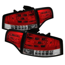 画像をギャラリービューアに読み込む, Spyder Audi A4 4Dr 06 - 08 LED Tail Lights Red Clear ALT - YD - AA406 - G2 - LED - RC - R70オートパーツ【公式】