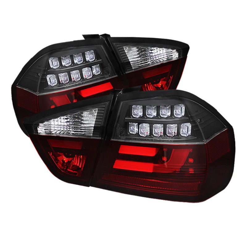 Spyder BMW E90 3 - Series 06 - 08 4Dr LED Indicator LED Tail Lights Blk ALT - YD - BE9006 - LBLED - G2 - BK - R70オートパーツ【公式】
