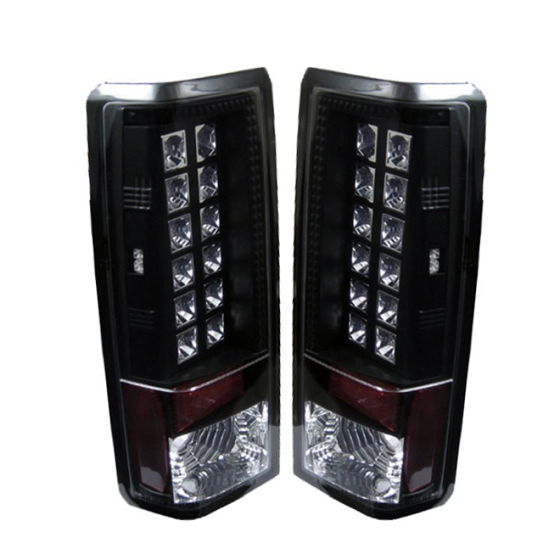 Spyder Chevy Astro/Safari 85 - 05 LED Tail Lights Black ALT - YD - CAS85 - LED - BK - R70オートパーツ【公式】