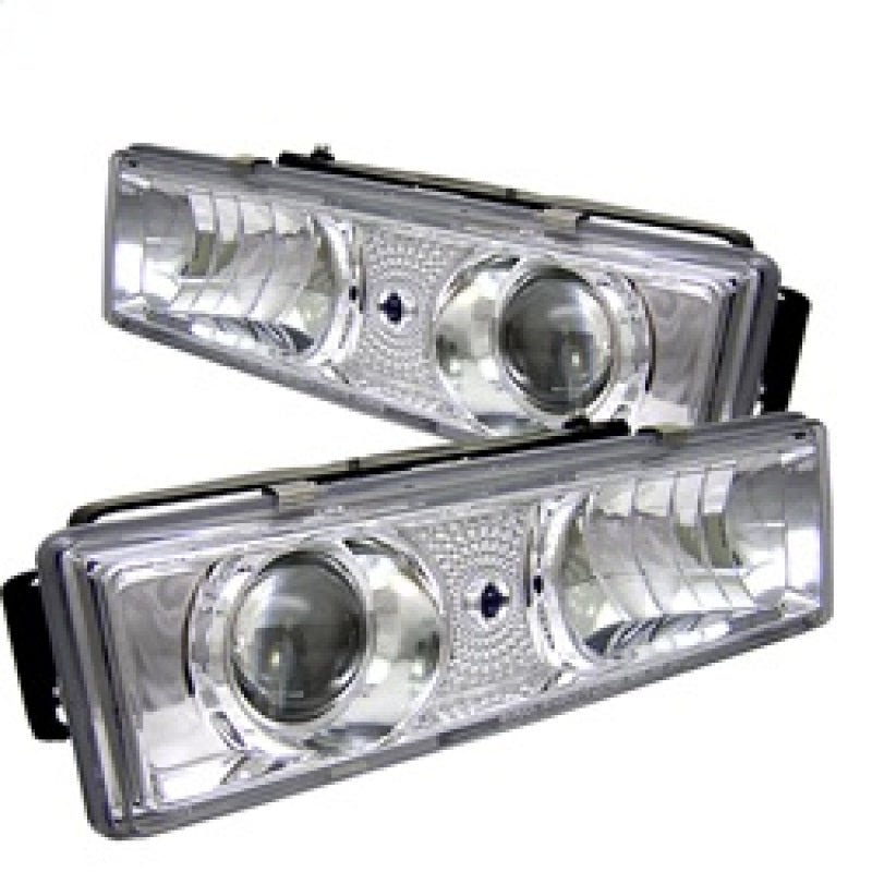 Spyder Chevy C/K Series 1500 88 - 99 Projector Headlights Chrm High 9005 (Not Include) PRO - YD - CCK88 - C - R70オートパーツ【公式】