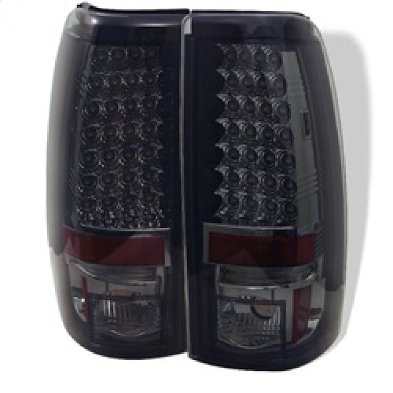 Spyder Chevy Silverado 1500 99 - 02 (Not Fit Stepside) LED Tail Lights Smke ALT - YD - CS99 - LED - SM - R70オートパーツ【公式】
