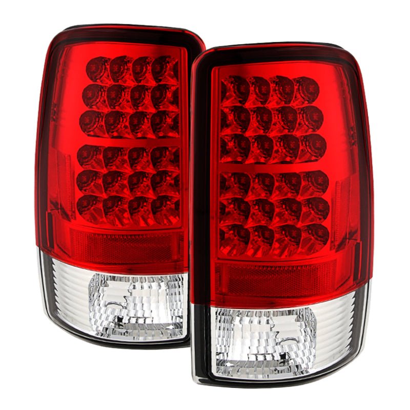 Spyder Chevy Suburban/Tahoe 1500/2500 00 - 06 LED Tail Lights Red Clear ALT - YD - CD00 - LED - RC - R70オートパーツ【公式】