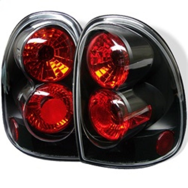 Spyder Dodge Caravan/Grand Caravan 96 - 00Euro Style Tail Lights Black ALT - YD - DC96 - BK - R70オートパーツ【公式】
