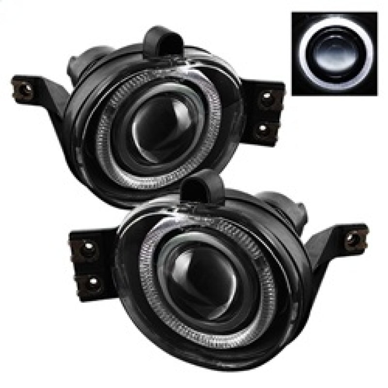 Spyder DODGE RAM 1500 2002 - 2005 Halo Projector Fog Lights w/swch Clear FL - P - DRAM02 - HL - R70オートパーツ【公式】
