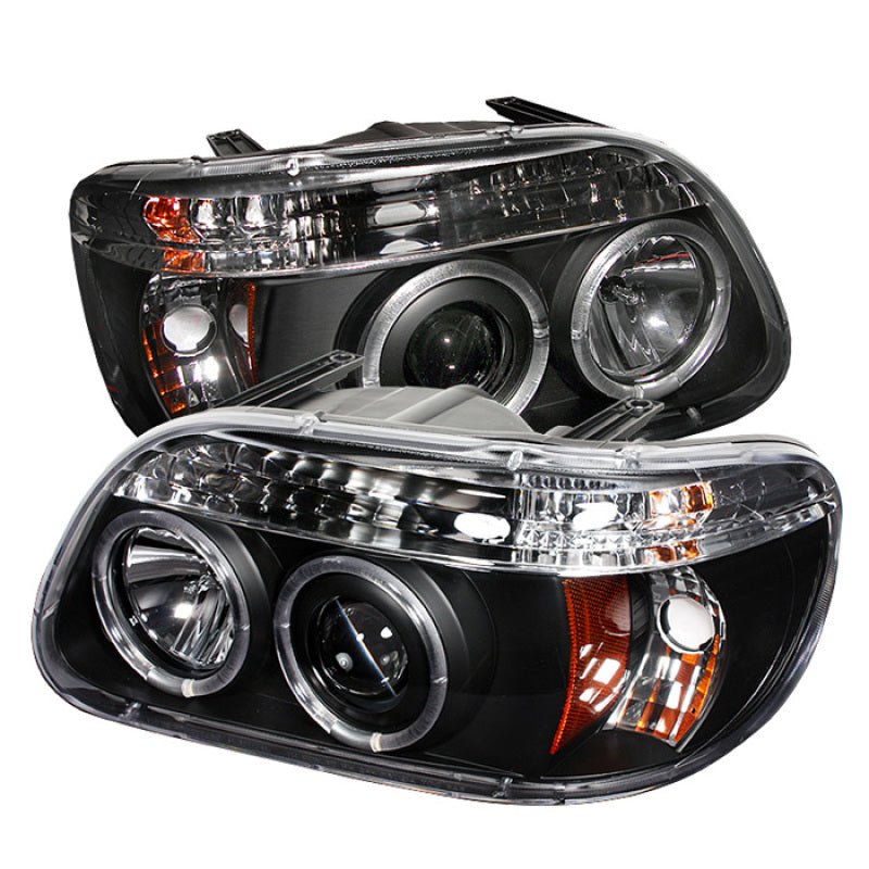 Spyder Ford Explorer 95 - 01 1PC Projector Headlights LED Halo Blk PRO - YD - FEXP95 - HL - 1PC - BK - R70オートパーツ【公式】