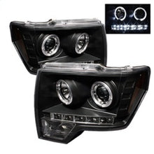 画像をギャラリービューアに読み込む, Spyder Ford F150 09 - 14 Projector Headlights Halogen Model - LED Halo LED Blk PRO - YD - FF15009 - HL - BK - R70オートパーツ【公式】