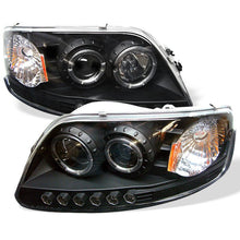 画像をギャラリービューアに読み込む, Spyder Ford F150 97 - 03 Projector - LED Halo Amber Reflector LED Blk PRO - YD - FF15097 - 1P - AM - BK - R70オートパーツ【公式】