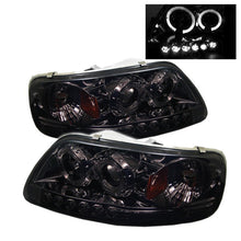 画像をギャラリービューアに読み込む, Spyder Ford F150 97 - 03 Projector - LED Halo Amber Reflector LED Smke PRO - YD - FF15097 - 1P - AM - SMC - R70オートパーツ【公式】