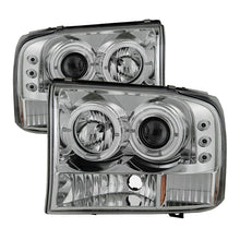 画像をギャラリービューアに読み込む, Spyder Ford F250 Super Duty 99 - 04 Projector Version 2 LED Halo LED Chrm PRO - YD - FF25099 - 1P - G2 - C - R70オートパーツ【公式】