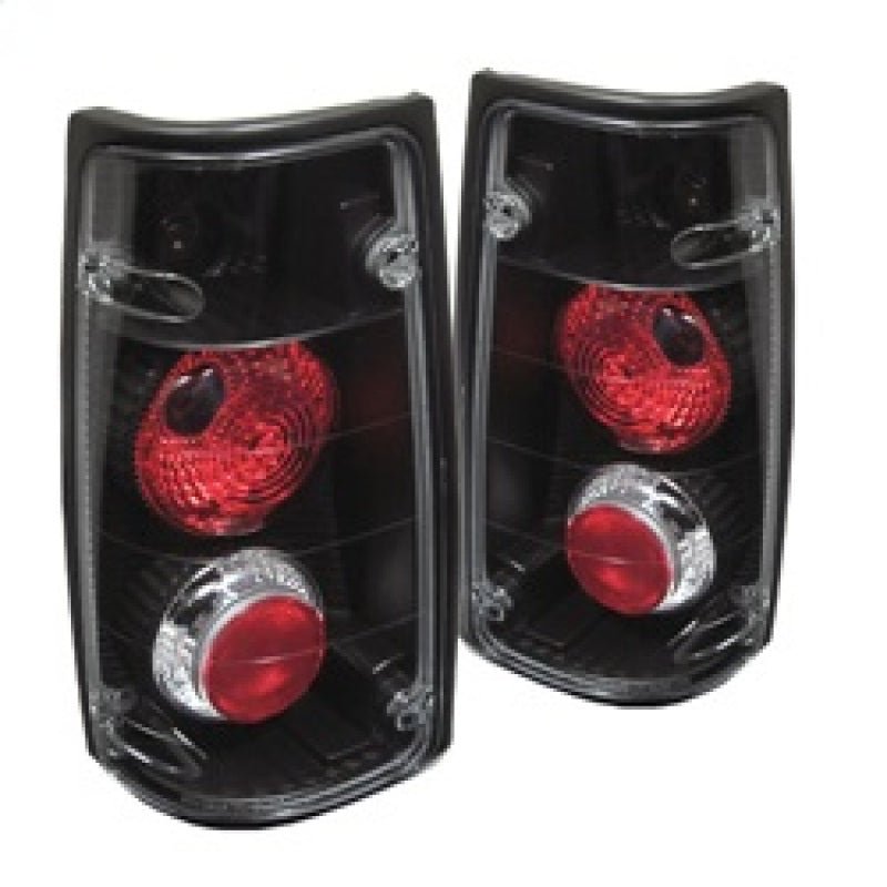 Spyder Isuzu Rodeo 91 - 97/Isuzu Amigo 89 - 94 Euro Style Tail Lights Black ALT - YD - IR91 - BK - R70オートパーツ【公式】