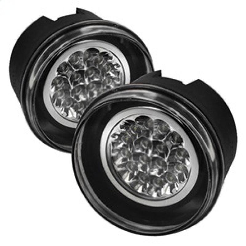 Spyder Jeep Grand Cherokee 05 - 09/Commander 06 - 08 LED Fog Lights w/Switch Clear FL - LED - JGC05 - C - R70オートパーツ【公式】