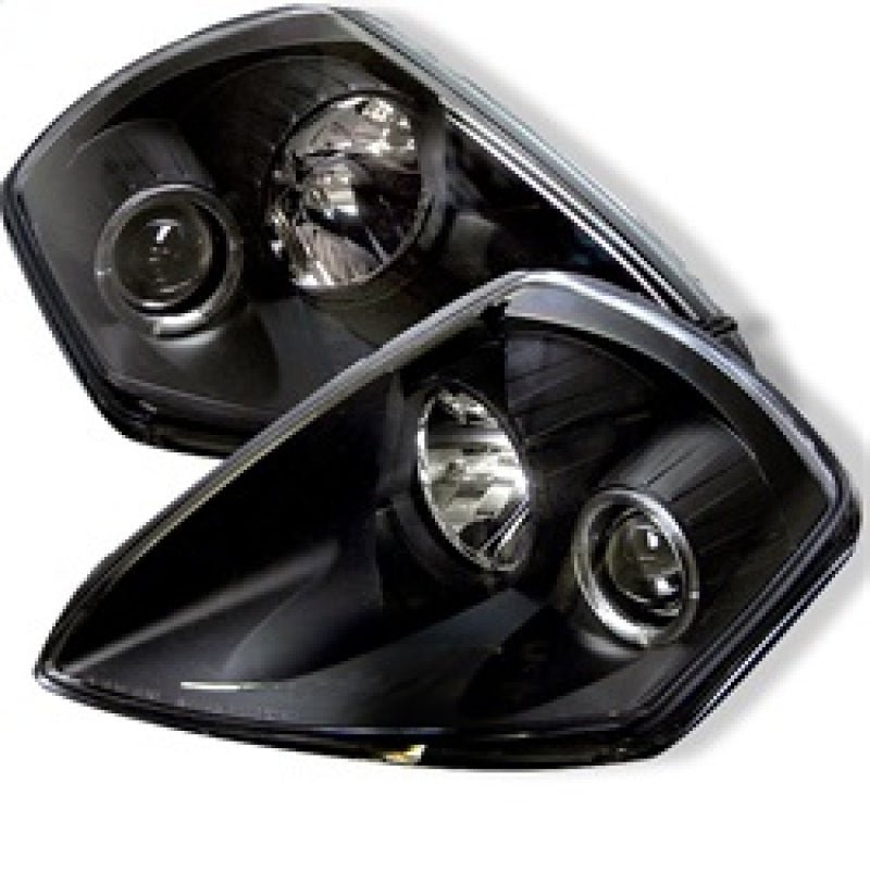 Spyder Mitsubishi Eclipse 00 - 05 Projector Headlights LED Halo Black High H1 Low H1 PRO - YD - ME00 - HL - BK - R70オートパーツ【公式】