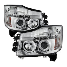 画像をギャラリービューアに読み込む, Spyder Nissan Titan 04 - 14/Armada 04 - 07 Projector Headlights LED Halo LED Chrm PRO - YD - NTI04 - HL - C - R70オートパーツ【公式】