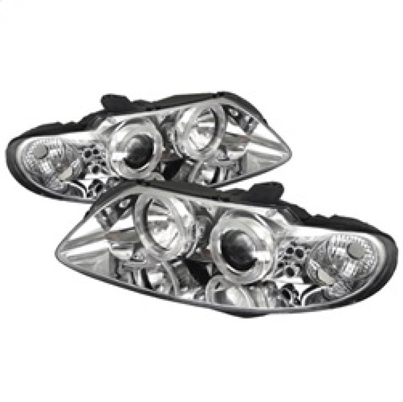 Spyder Pontiac GTO 04 - 06 Projector Headlights LED Halo LED Chrome High H1 Low H1 PRO - YD - PGTO04 - HL - C - R70オートパーツ【公式】
