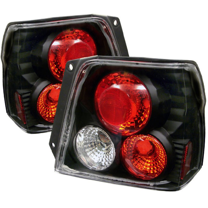 Spyder Toyota Tercel 95 - 98 Euro Style Tail Lights Black ALT - YD - TTER95 - BK - R70オートパーツ【公式】