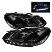 画像をギャラリービューアに読み込む, Spyder Volkswagen Golf/GTI 10 - 13 Projector Headlights Halogen Model - DRL Blk PRO - YD - VG10 - DRL - BK - R70オートパーツ【公式】
