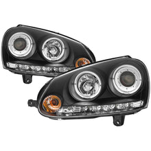 画像をギャラリービューアに読み込む, Spyder Volkswagen GTI 06 - 09/Jetta 06 - 09 Halogen Model Only - LED Halo DRL Black PRO - YD - VG06 - HL - BK - R70オートパーツ【公式】