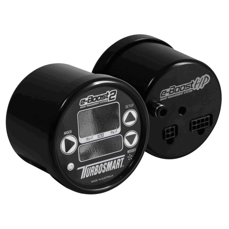 Turbosmart eBoost2 HP - 60mm Black Face/Black Bezel 120psi Boost Controller w/ 4 Port Solenoid - R70オートパーツ【公式】