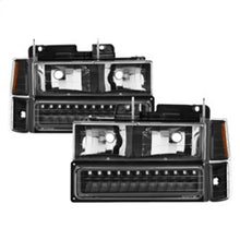 画像をギャラリービューアに読み込む, xTune 92 - 94 Blazer Full Size Corner/LED Bumper Headlights Black HD - JH - CCK88 - LED - AM - BK - SET - R70オートパーツ【公式】