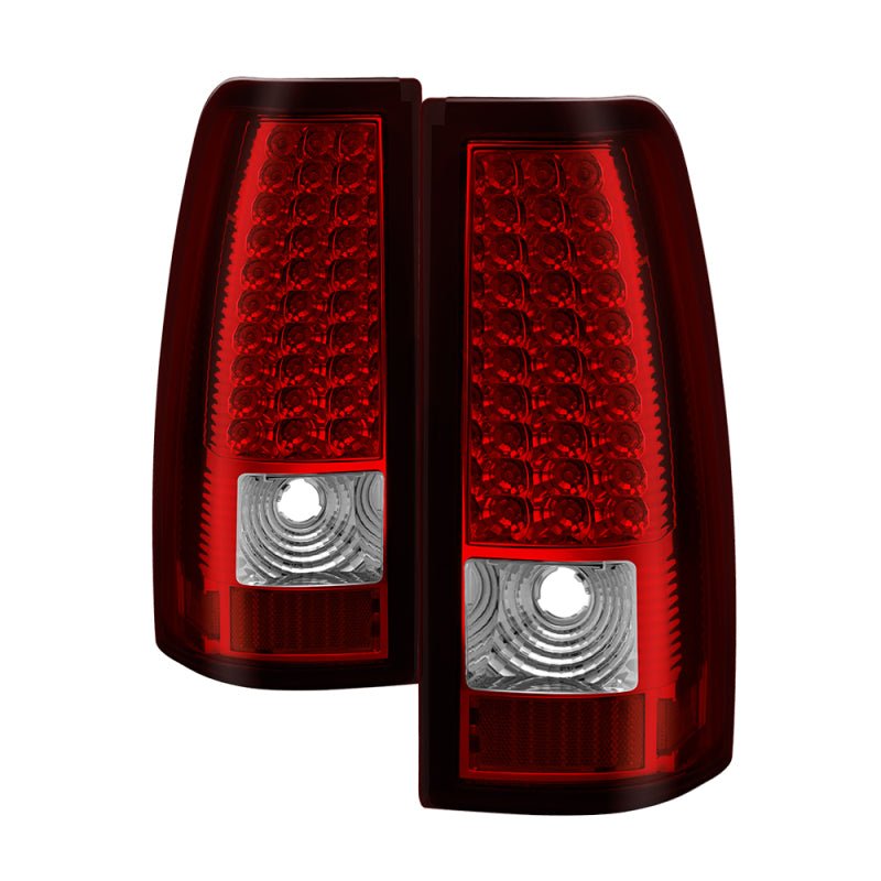 xTune Chevy Silverado 1500/2500/3500 03 - 06 LED Tail Lights Red Clear ALT - ON - CS03 - LED - RC - R70オートパーツ【公式】