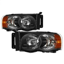 画像をギャラリービューアに読み込む, xTune Dodge Ram 1500 02 - 05 Amber Crystal Headlights Black HD - JH - DR02 - AM - BK - R70オートパーツ【公式】