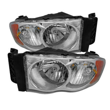 画像をギャラリービューアに読み込む, xTune Dodge Ram 1500 02 - 05 Amber Crystal Headlights Chrome HD - JH - DR02 - AM - C - R70オートパーツ【公式】