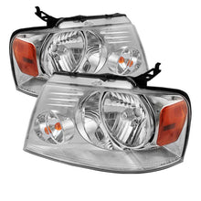 画像をギャラリービューアに読み込む, xTune Ford F150 04 - 08 Amber Crystal Headlights Chrome HD - JH - FF15004 - AM - C - R70オートパーツ【公式】