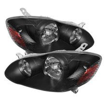 画像をギャラリービューアに読み込む, xTune Toyota Corolla 03 - 06 Crystal Headlights Black HD - JH - TC03 - AM - BK - R70オートパーツ【公式】