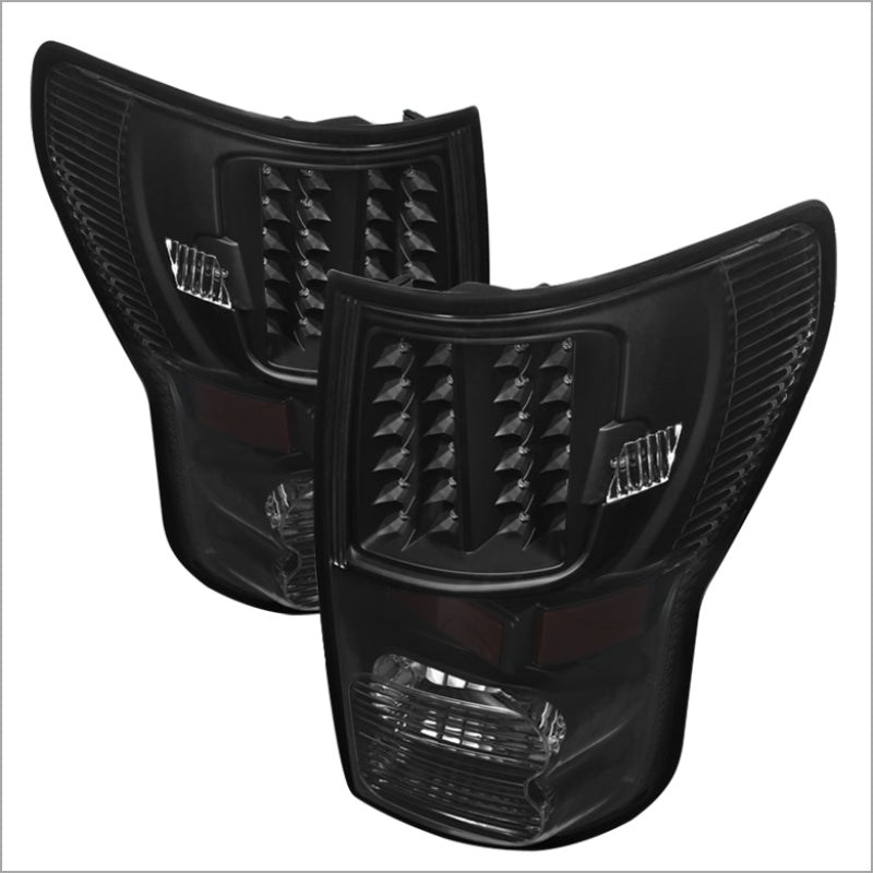 xTune Toyota Tundra 07 - 13 LED Tail Lights Black ALT - JH - TTU07 - LED - BK - R70オートパーツ【公式】