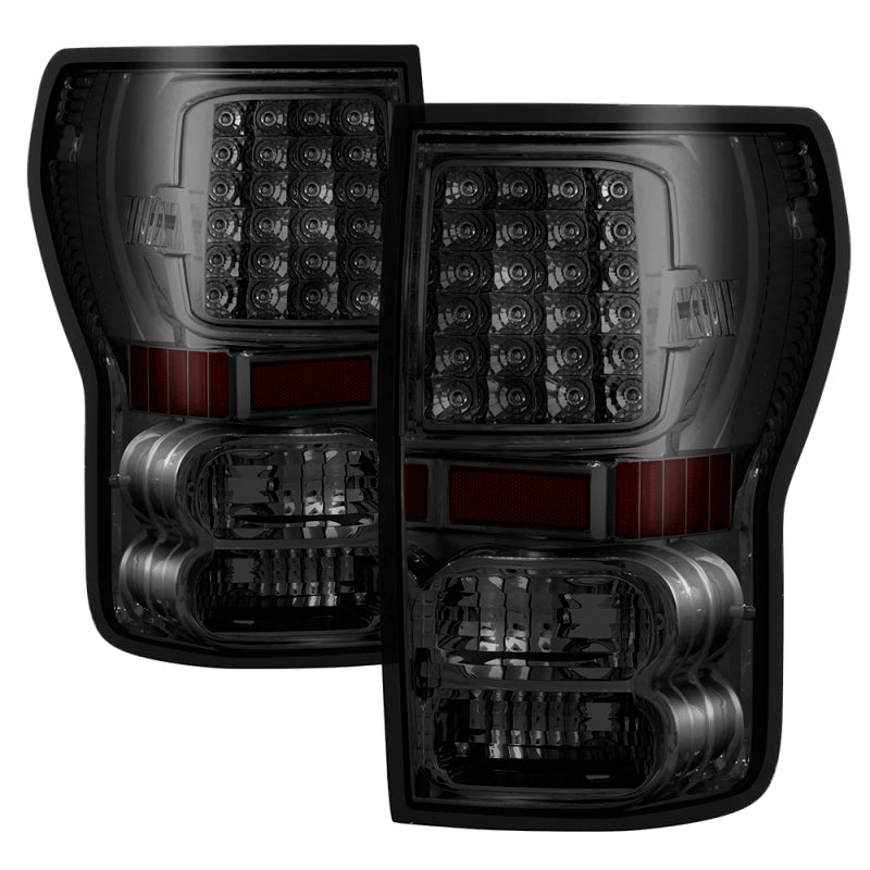 xTune Toyota Tundra 07 - 13 LED Tail Lights Smoke ALT - ON - TTU07 - LED - SM - R70オートパーツ【公式】